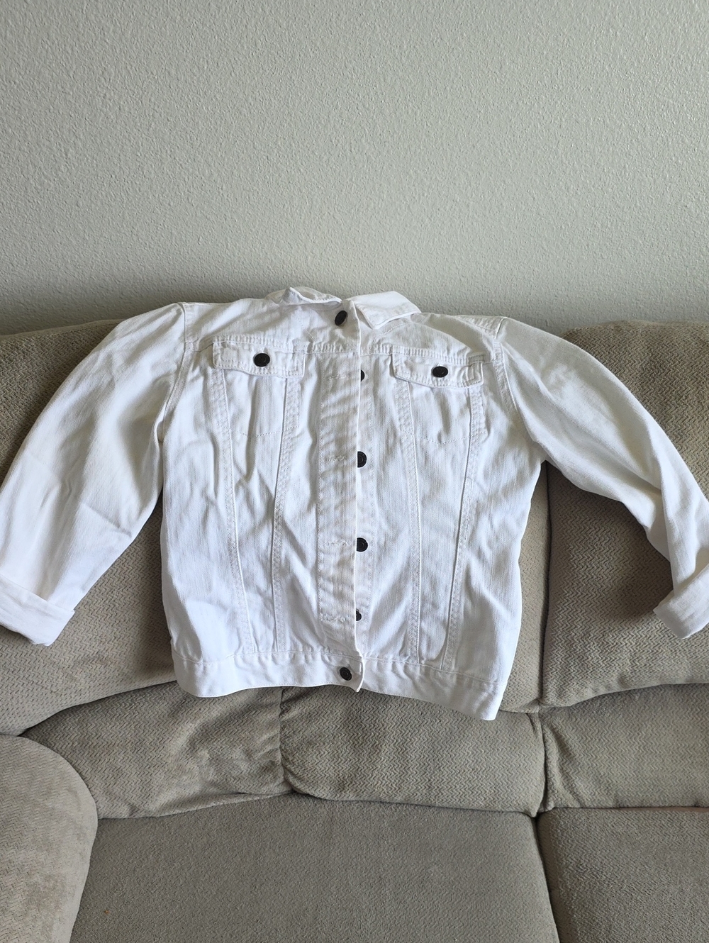 Arizona Jean Company Kids White Denim Jacket